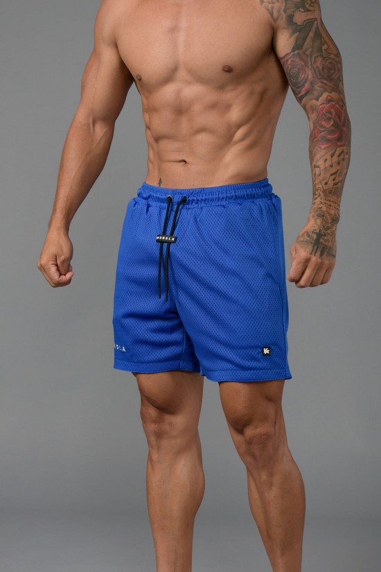 Pantalones Cortos Youngla 130 Essential Basketball Hombre Azules | XYRBPCK-64
