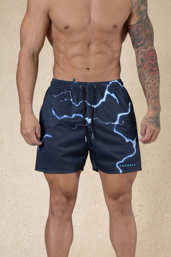 Pantalones Cortos Youngla 135 House Party Hombre Azul Marino | WJVEMDH-38