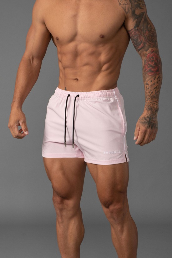 Pantalones Cortos Youngla 143 Swim Hombre Rosas | FTGSXRU-46