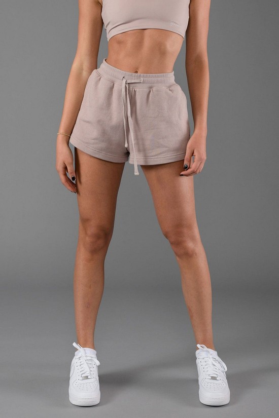 Pantalones Cortos Youngla W101 Everyday Mujer Gris | IVDJNCO-47