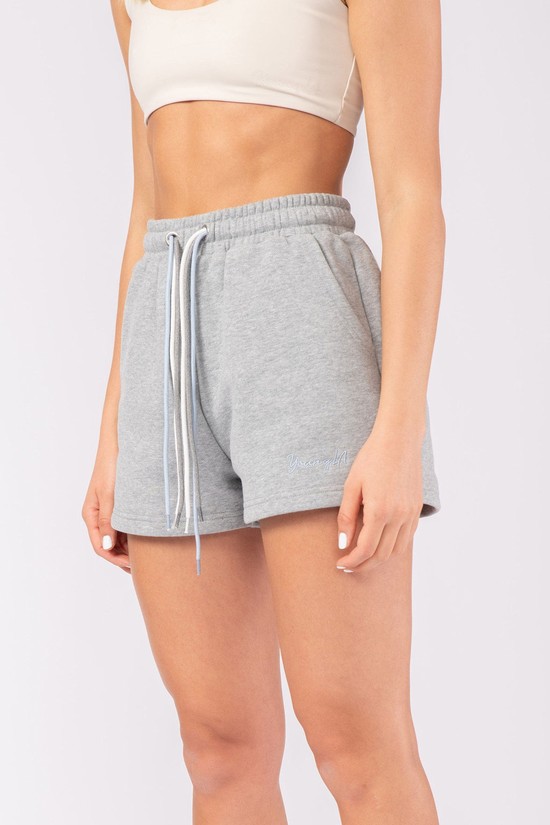 Pantalones Cortos Youngla W107 Triple String Mujer Gris | DGOMNRY-13