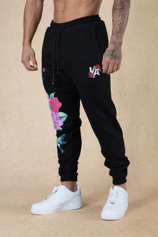 Pantalones Jogger Youngla 203 Zen Hombre Negras | AIEDPOC-79
