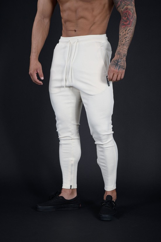 Pantalones Jogger Youngla 208 The Perfect Hombre Blancas | HIALOPZ-59