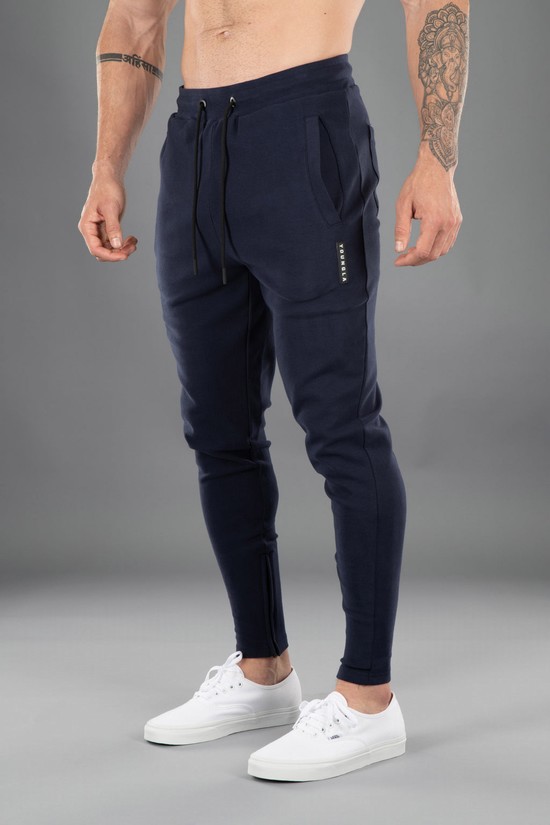 Pantalones Jogger Youngla 208 The Perfect Hombre Azul Marino | OWDETUJ-34