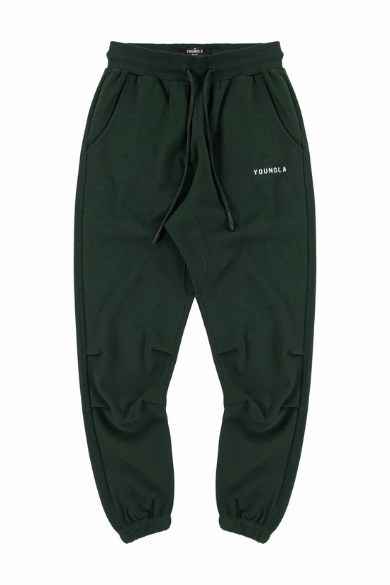 Pantalones Jogger Youngla 210 Kick-back Hombre Verde | NYPVFQG-73