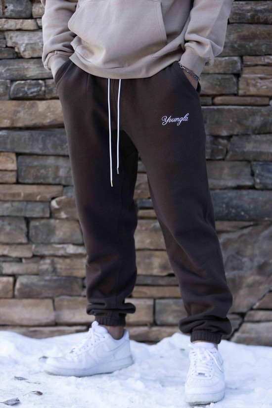 Pantalones Jogger Youngla 211 For Him Hombre Gris Oscuro | VUMEJBK-16