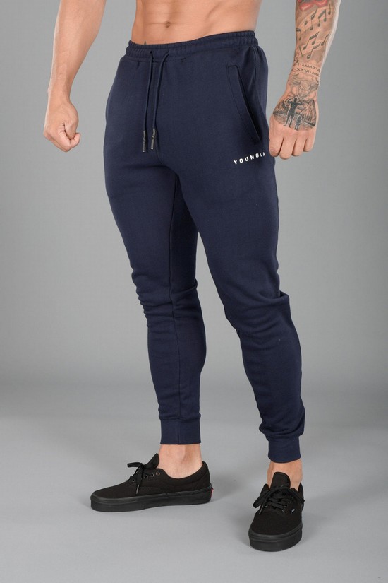 Pantalones Jogger Youngla 213 Elite Hombre Azules | KYNDMIL-75