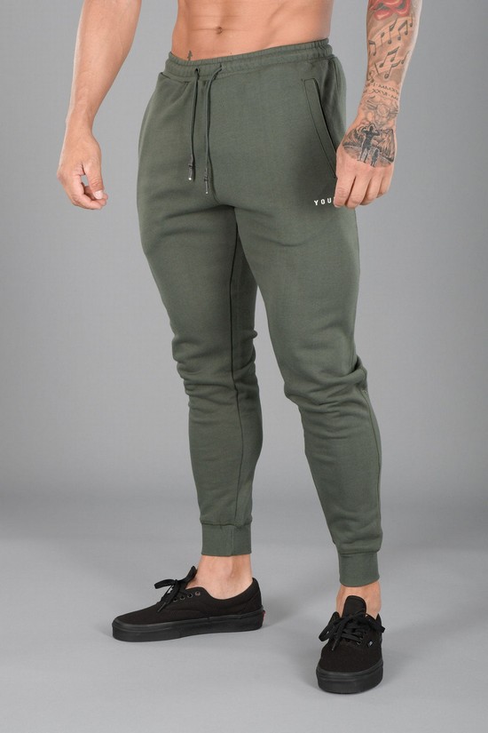 Pantalones Jogger Youngla 213 Elite Hombre Verde | RDEBPJM-38