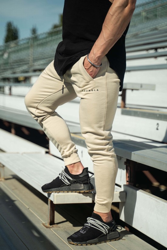 Pantalones Jogger Youngla 213 Elite Hombre Beige | UYAOTFR-67