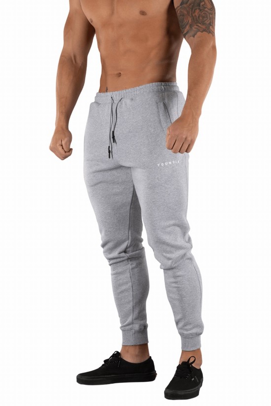 Pantalones Jogger Youngla 213 Elite Hombre Gris | VFSIXQT-83
