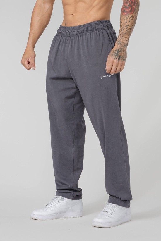 Pantalones Jogger Youngla 215 No Cuff Pump Covers Hombre Gris | CPIMXQL-75