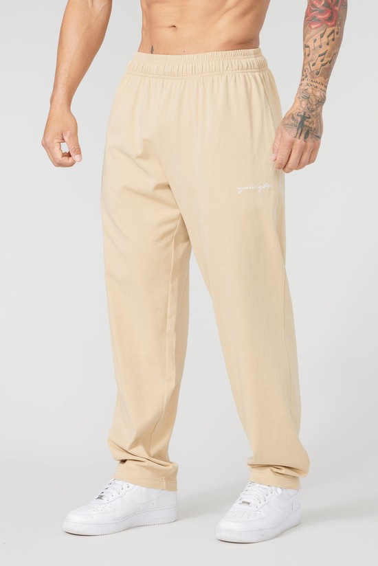 Pantalones Jogger Youngla 215 No Cuff Pump Covers Hombre Beige | WPHFDJR-61