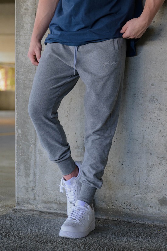 Pantalones Jogger Youngla 228 Cloud Hombre Gris | MWAFKOL-82