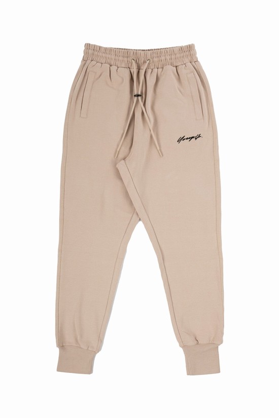 Pantalones Jogger Youngla 228 Cloud Hombre Beige | SDUHRFQ-45