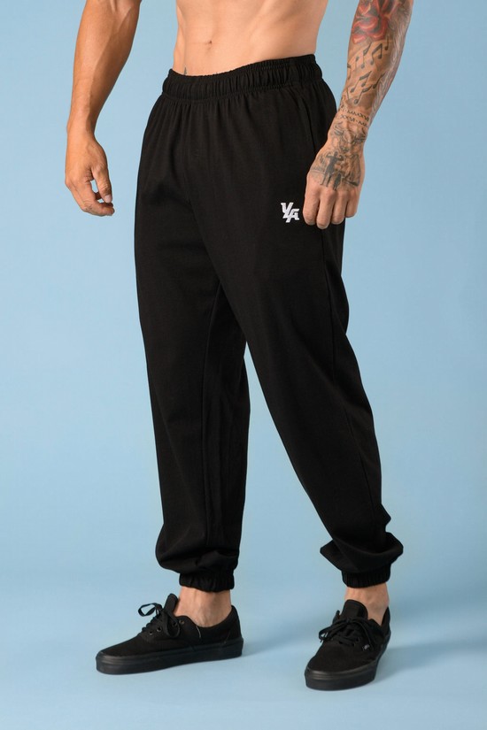 Pantalones Jogger Youngla 231 Pump Cover Hombre Negras | VYAQCJO-74