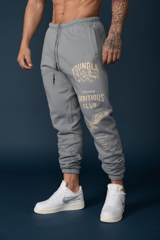 Pantalones Jogger Youngla 233 The Immortal Hombre Gris | AJPIXLT-07