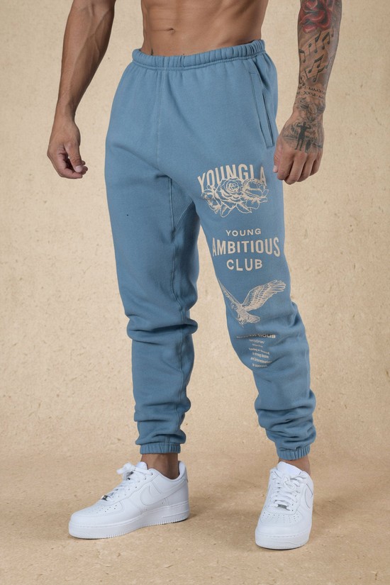 Pantalones Jogger Youngla 233 The Immortal Fall 22" Hombre Azules | DJKIFOB-14
