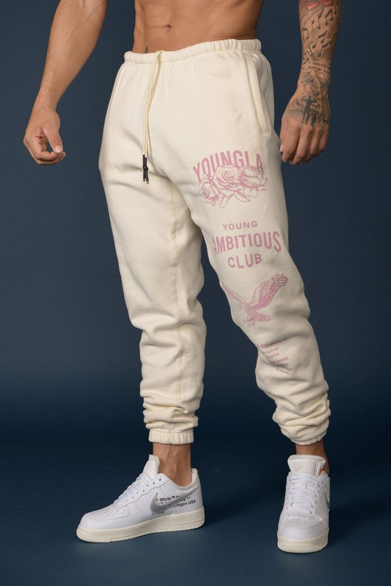 Pantalones Jogger Youngla 233 The Immortal Hombre Beige | QCPGHIZ-54