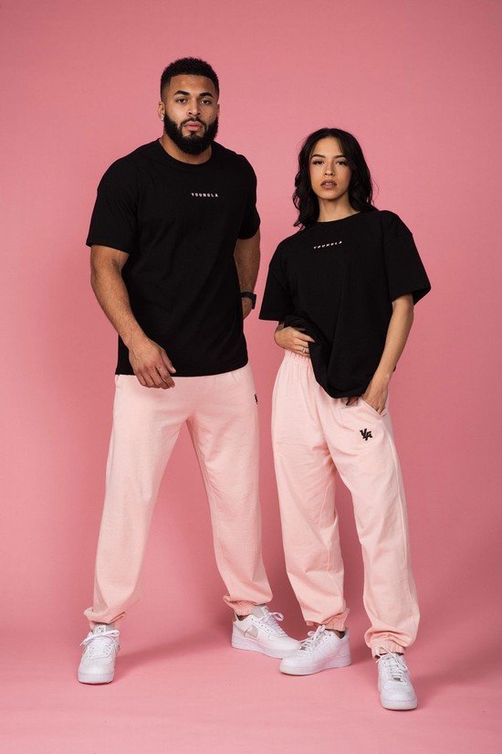 Pantalones Jogger Youngla 234 Pastel Pump Cover Hombre Rosas | QIPXLZE-89