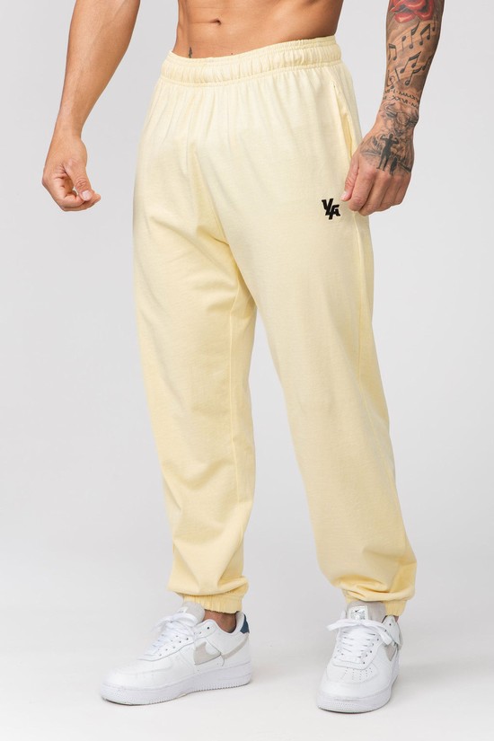 Pantalones Jogger Youngla 234 Pastel Pump Cover Hombre Beige | VWKIGJM-09