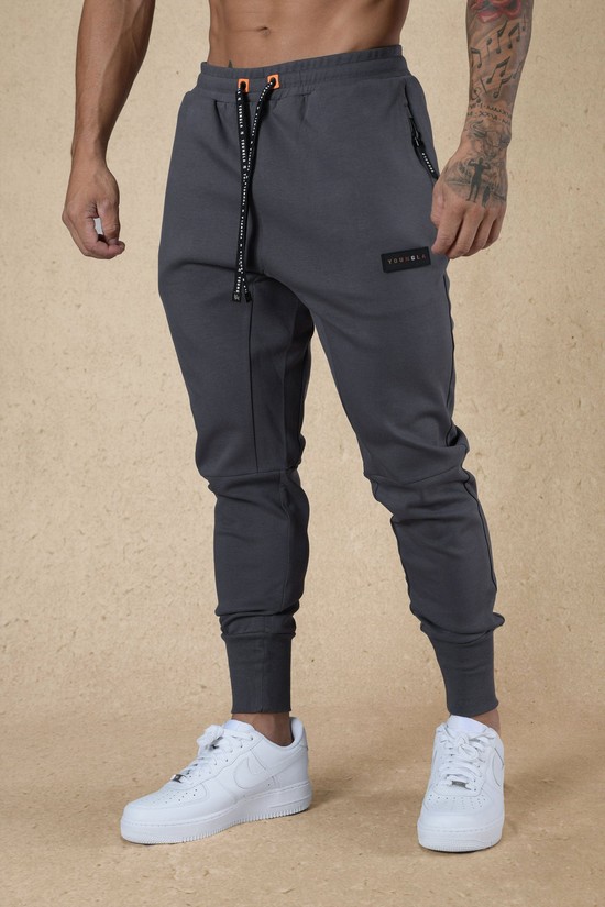 Pantalones Jogger Youngla 236 Elevate Hombre Gris | CLSQGWV-84