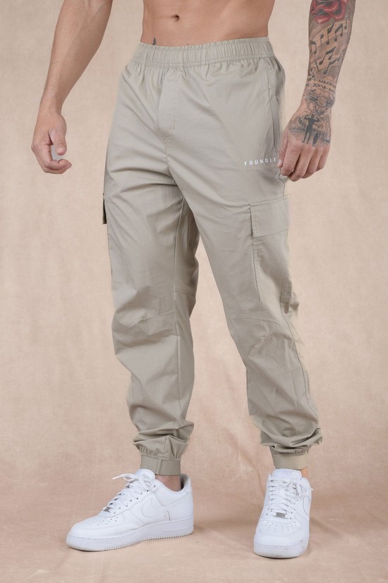 Pantalones Jogger Youngla 242 Commuter Hombre Gris | RHQIYAU-34