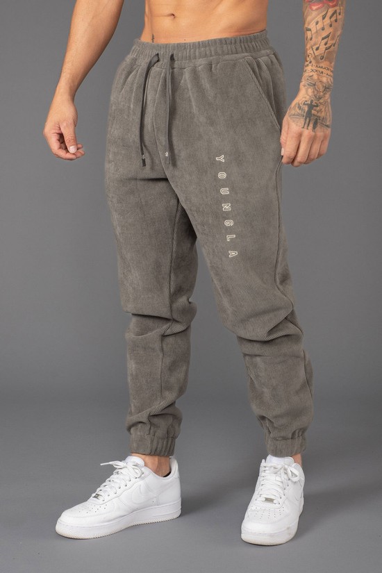 Pantalones Jogger Youngla 244 Aspen Hombre Gris | EVYHOAC-97