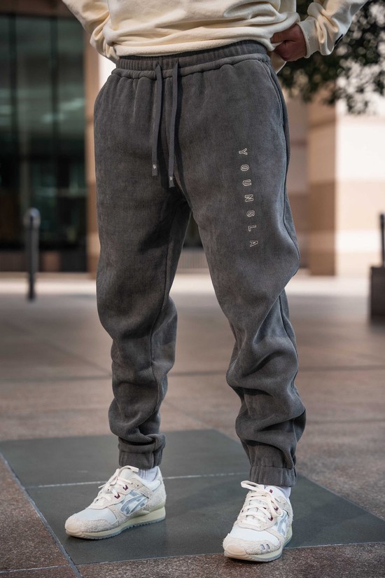 Pantalones Jogger Youngla 244 Aspen Hombre Gris | ULPWNRX-81