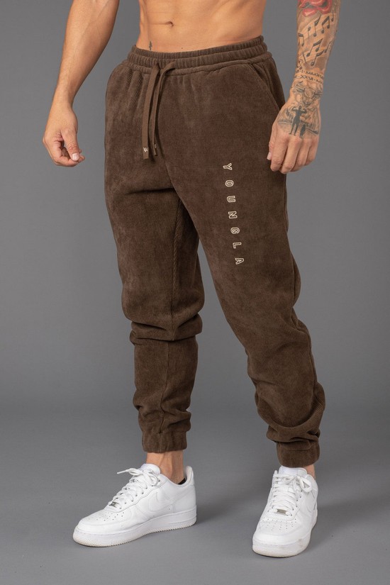 Pantalones Jogger Youngla 244 Aspen Hombre Cafe | WZJNOAB-09