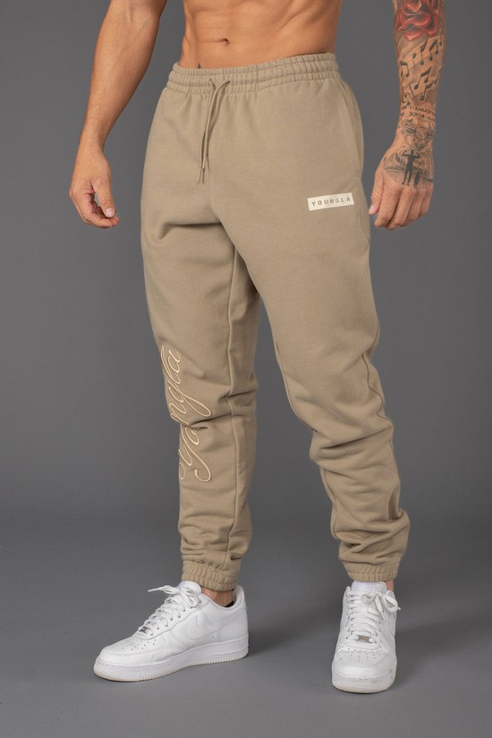 Pantalones Jogger Youngla 245 Autograph Hombre Kaki | TBHODJQ-18
