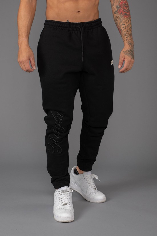 Pantalones Jogger Youngla 245 Autograph Hombre Negras | VISKPDF-32