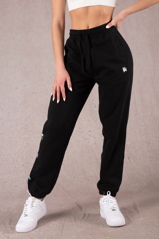 Pantalones Jogger Youngla W203 Invierno Bloom Mujer Negras | HNGZIXT-86