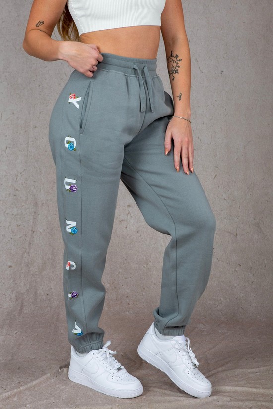 Pantalones Jogger Youngla W203 Invierno Bloom Mujer Gris | JCIKEBF-80