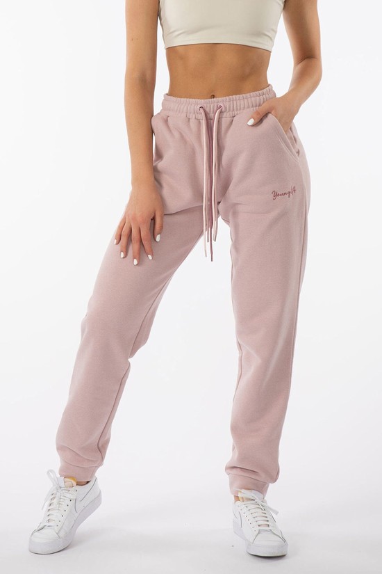 Pantalones Jogger Youngla W207 Triple String Mujer Rosas | RCGUSIA-92