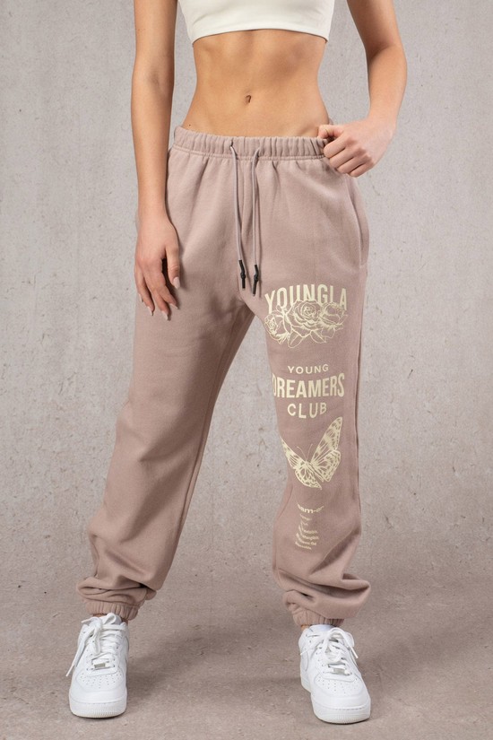 Pantalones Jogger Youngla W211 Dreamers Mujer Rosas | FVAQNLE-89