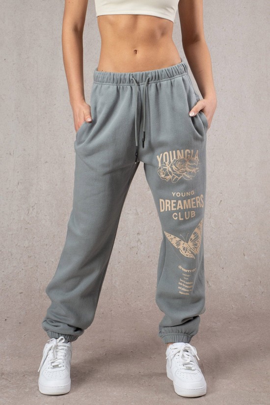 Pantalones Jogger Youngla W211 Dreamers Mujer Gris | OHSGBIP-34