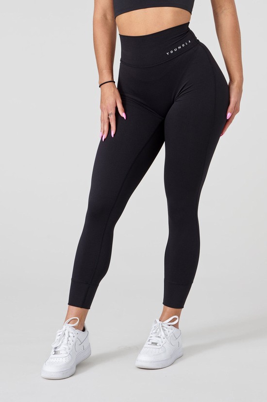 Pantalones Jogger Youngla W212 Progress Mujer Negras | SYTUCBG-53
