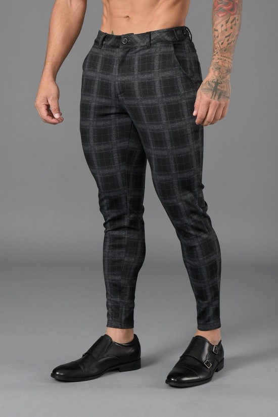Pantalones Youngla 615 New Vestido Hombre Negras | MPRZJGC-37