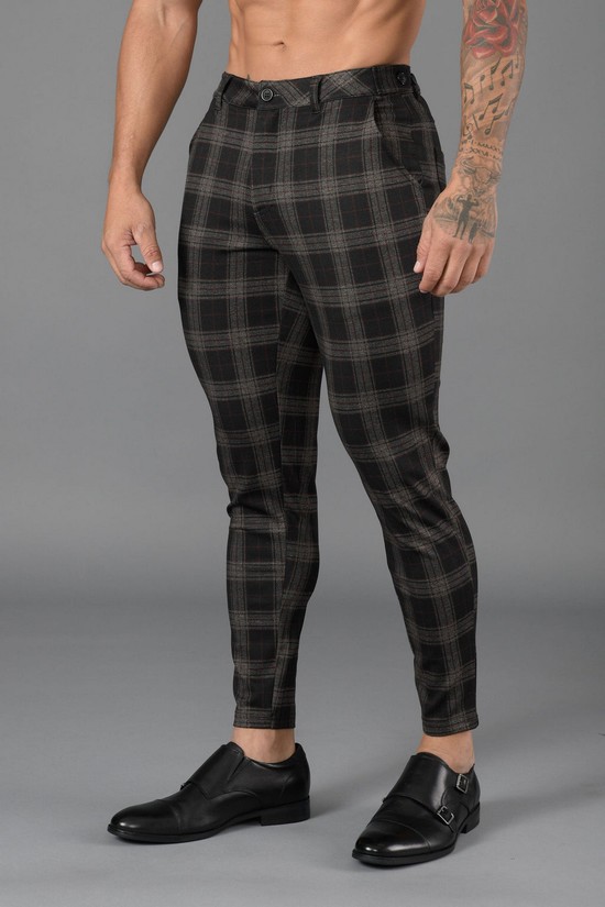 Pantalones Youngla 615 New Vestido Hombre Negras | RALGDPM-30