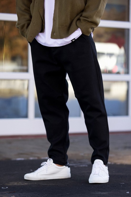 Pantalones Youngla 620 Cafe Hombre Negras | IQJAMYS-40