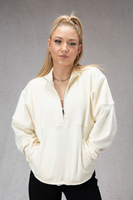 Pullover Youngla W504 Throwback Mujer Blancas | NRLIMQA-21