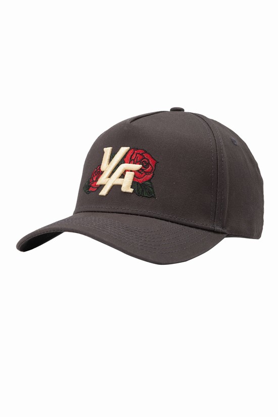 Sombreros Youngla 916 Yla Flower Hombre Gris | PCUAFVD-67