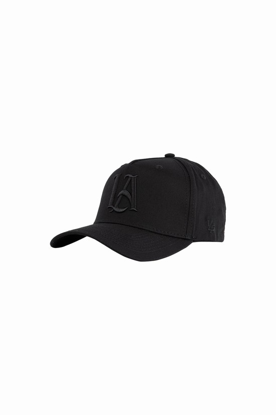 Sombreros Youngla 920 A-frame La Snapback 2.0 Hombre Negras | CNJIFGS-84