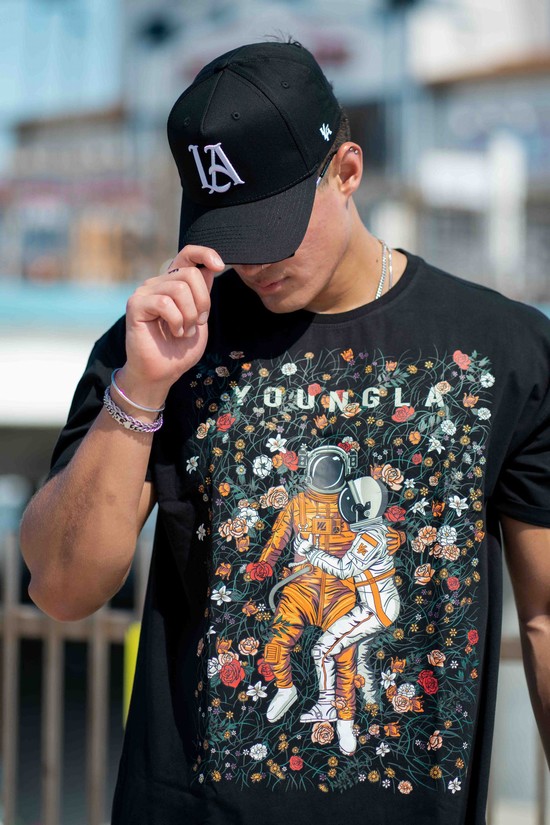 Sombreros Youngla 920 A-frame La Snapback 2.0 Hombre Negras | GCILXFY-69