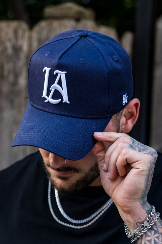 Sombreros Youngla 920 A-frame La Snapback 2.0 Hombre Azules | QEVNCHF-94