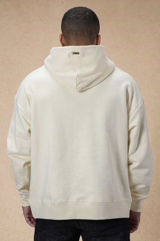 Sudadera Con Capucha Youngla 509 Rivet Quarter Zip Hombre Blancas | NMTVXEJ-06