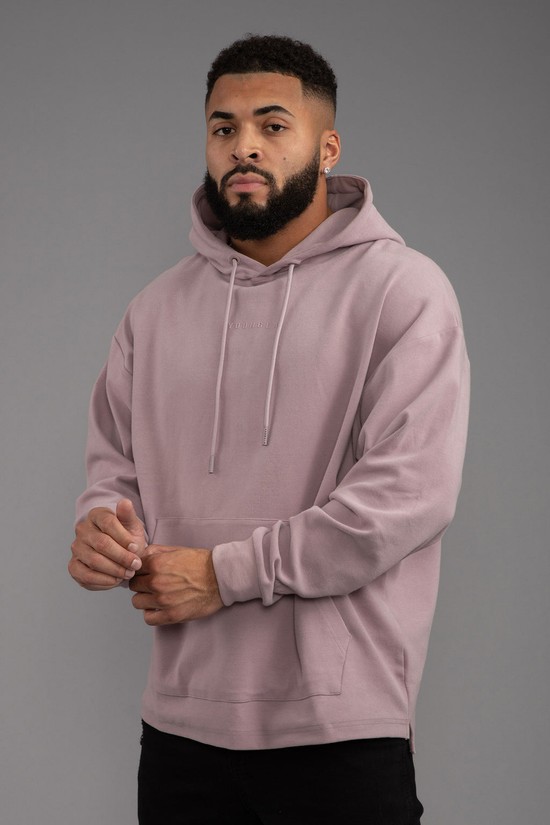Sudadera Con Capucha Youngla 544 Cloud Hombre Rosas | PINTOFE-02