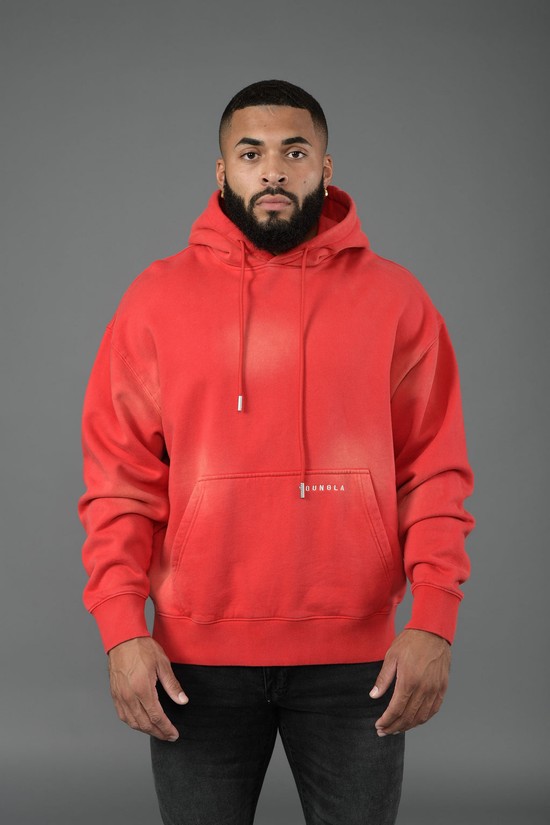 Sudadera Con Capucha Youngla 549 Phantom Hombre Rojas | ROIKNEG-39