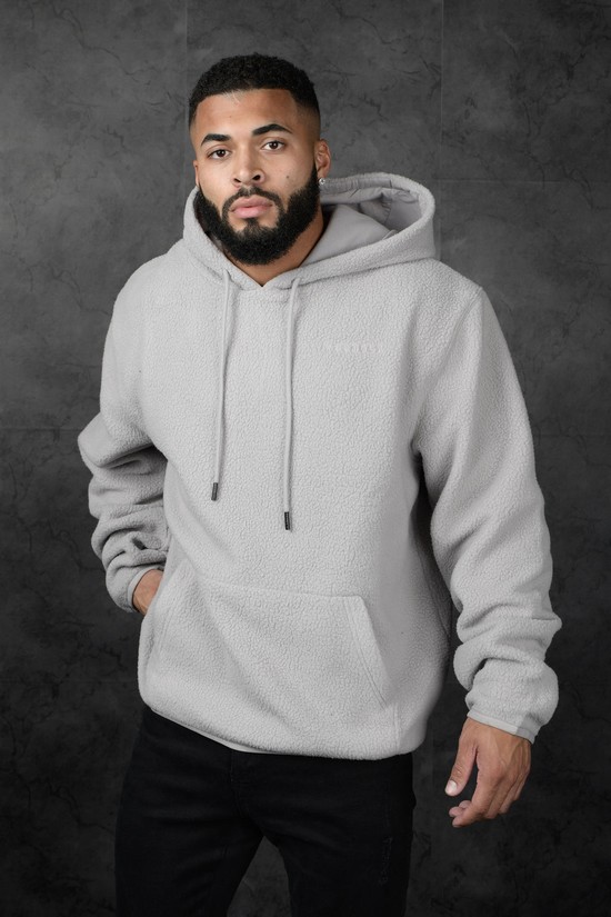 Sudadera Con Capucha Youngla 552 The Plushs Hombre Gris | CPTERNS-34