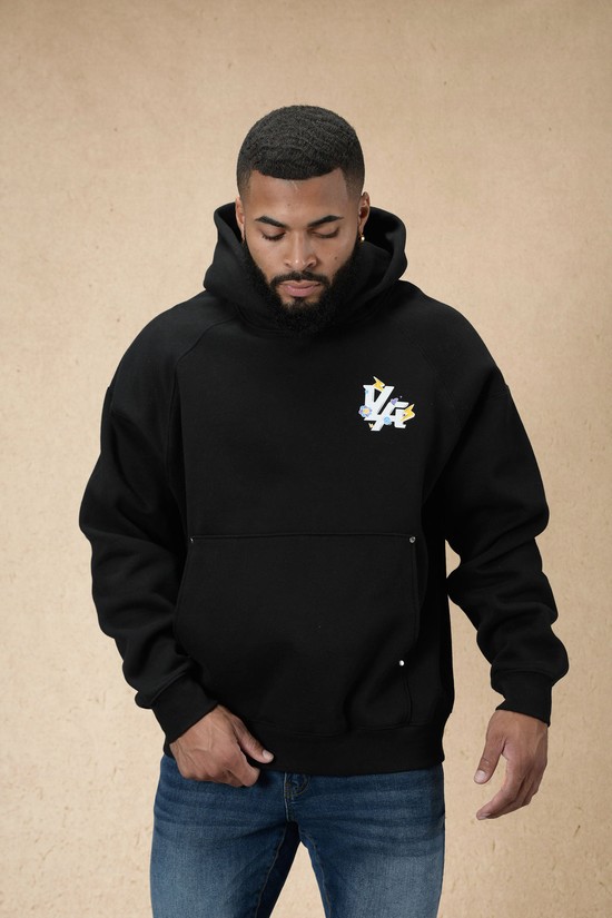 Sudadera Con Capucha Youngla 559 Global Meltdown Hombre Negras | UJYGNRW-96
